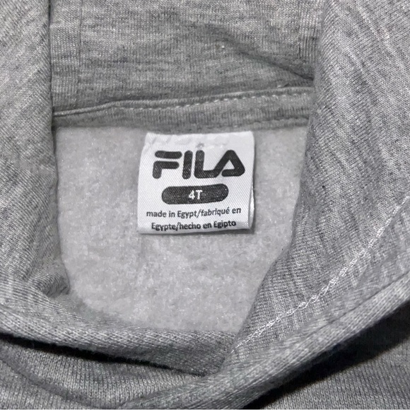 Fila Toddler Boy’s Athletic Sweatshirt Hoodie Size 4T - Picture 3 of 4